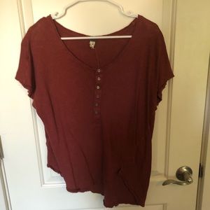 Asymmetrical Free People Top